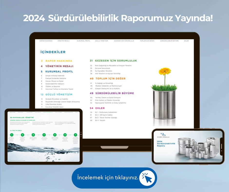 2024 Sürdürülebilirlik Raporumuz Yayında!